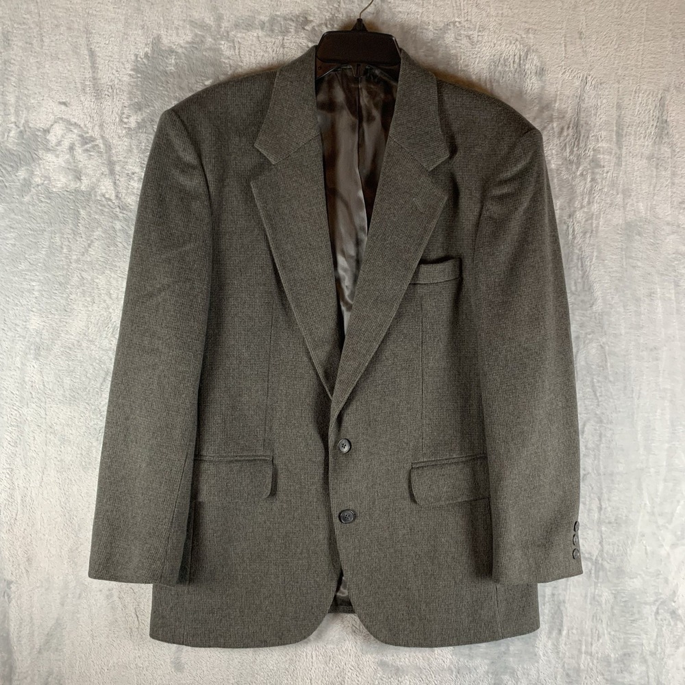 VTG Roberto Vasalli Men's Blazer‎ 40R Camel Hair Blend Brown Made in Yugoslavia